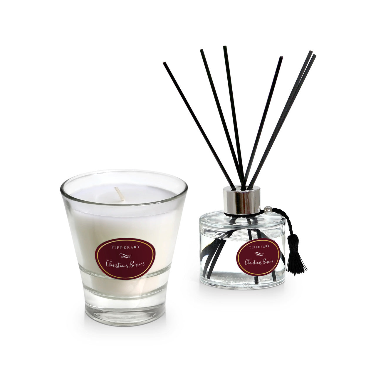 Jardin by Tipperary Crystal Christmas Berries Gift Set