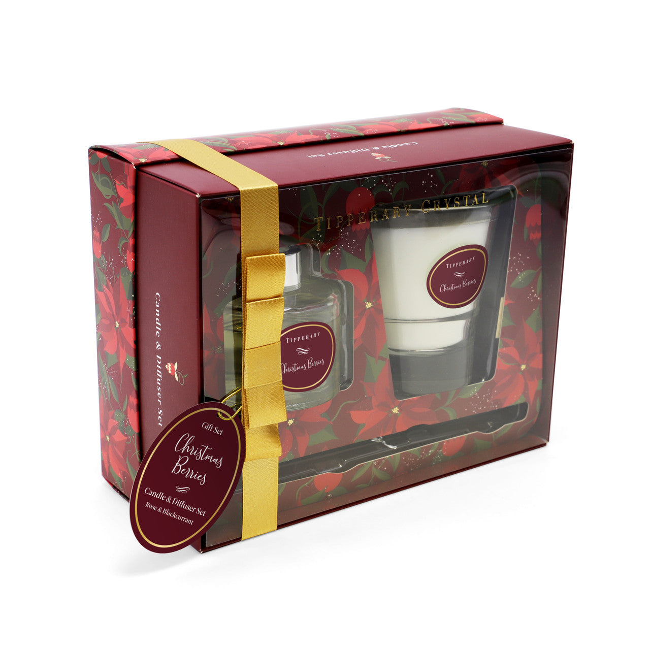 Jardin by Tipperary Crystal Christmas Berries Gift Set