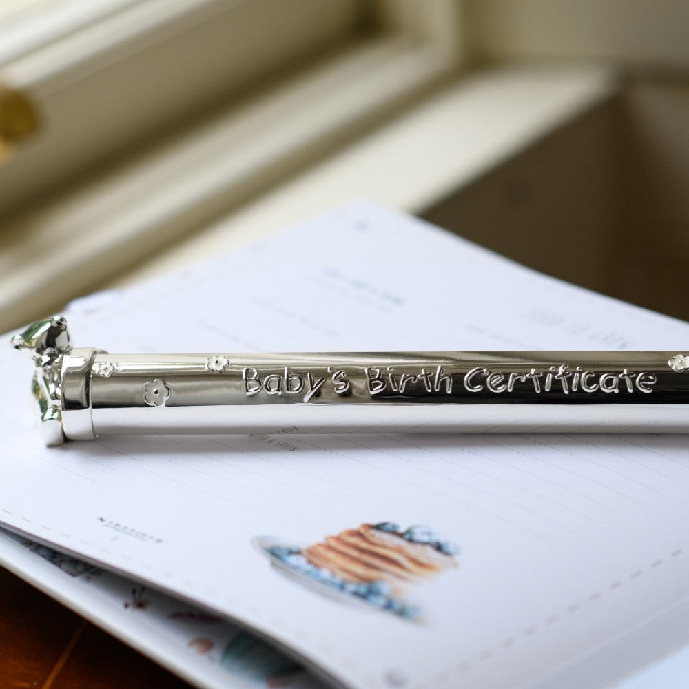 Newbridge Scroll Holder with Bear