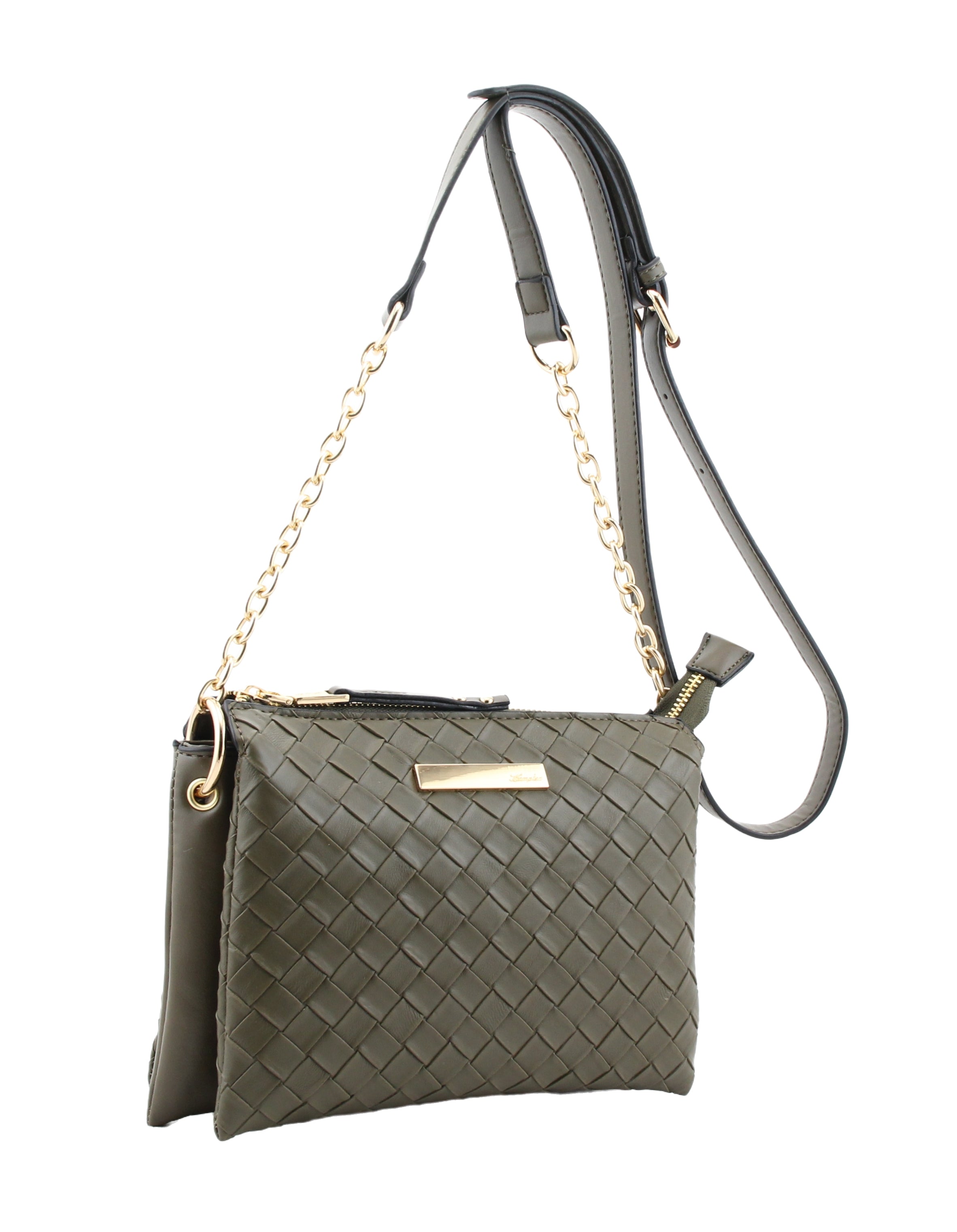 Lena Crossbody Bag Green/Black