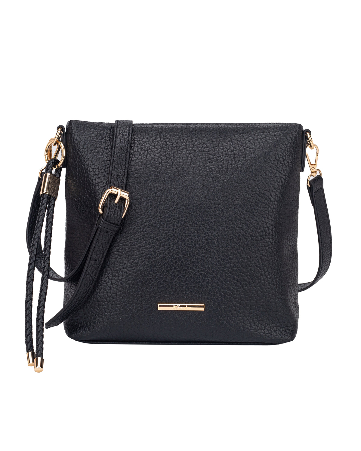 Orchid north/south Crossbody Bag Black
