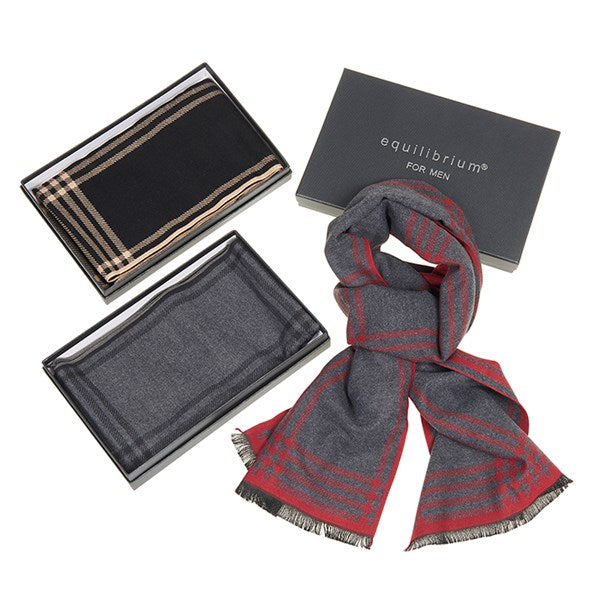 EQ For Men Modern 4 Stripes Scarf
