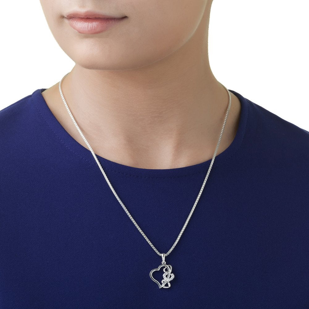 Newbridge Multi Heart Pendant Clear
