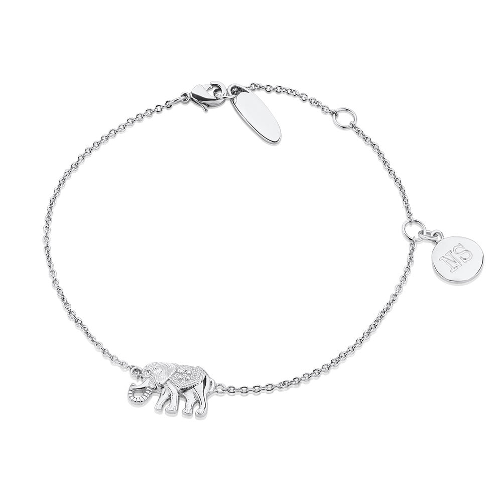 Newbridge Elephant Silver Plated Braclet