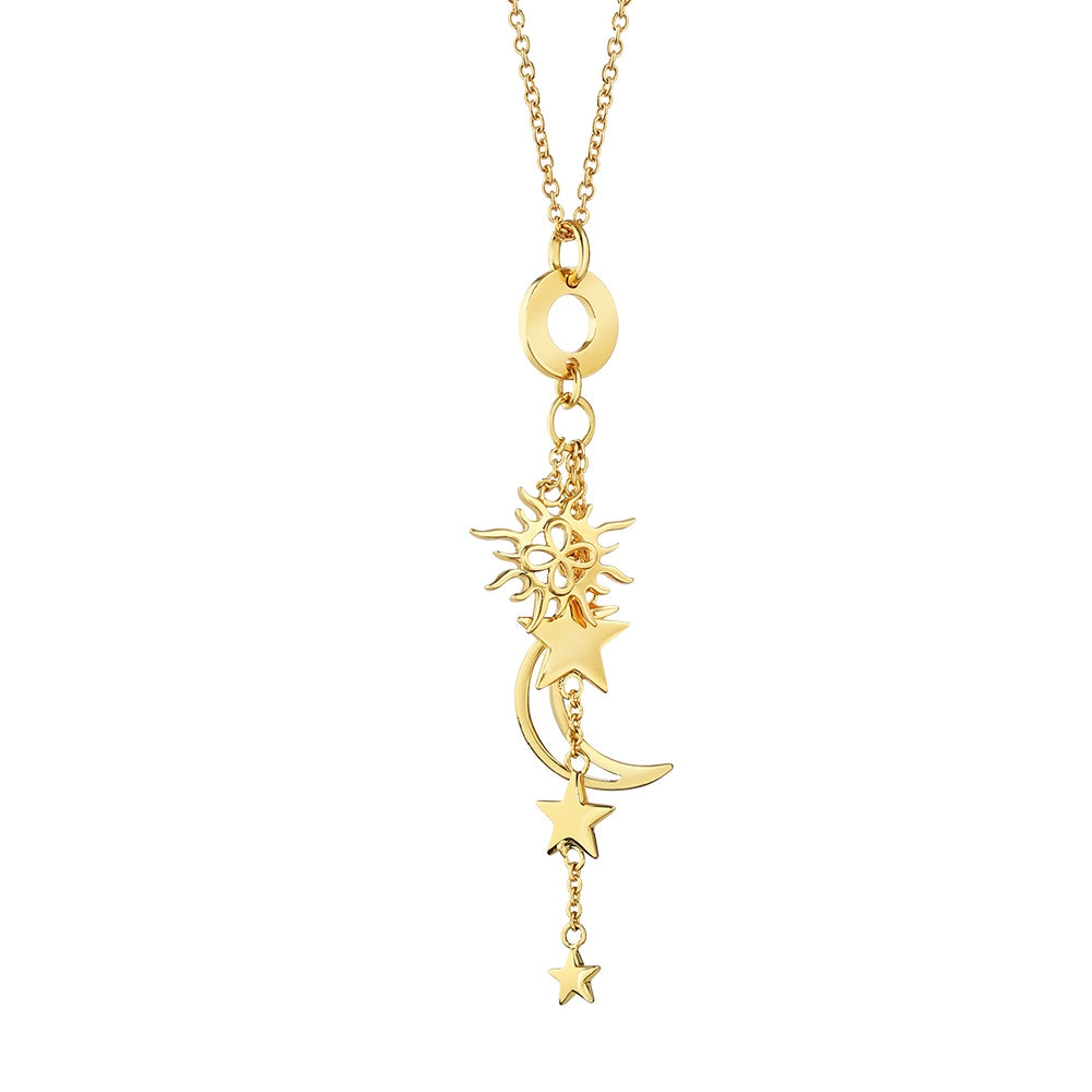 Newbridge Gold Necklace With Charms