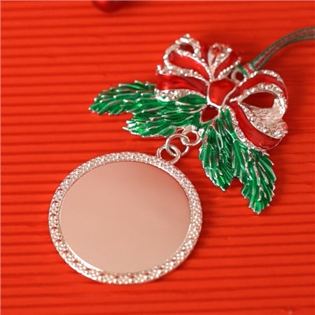 Newbridge Bow with Pine Leaves Christmas Tree Decoration