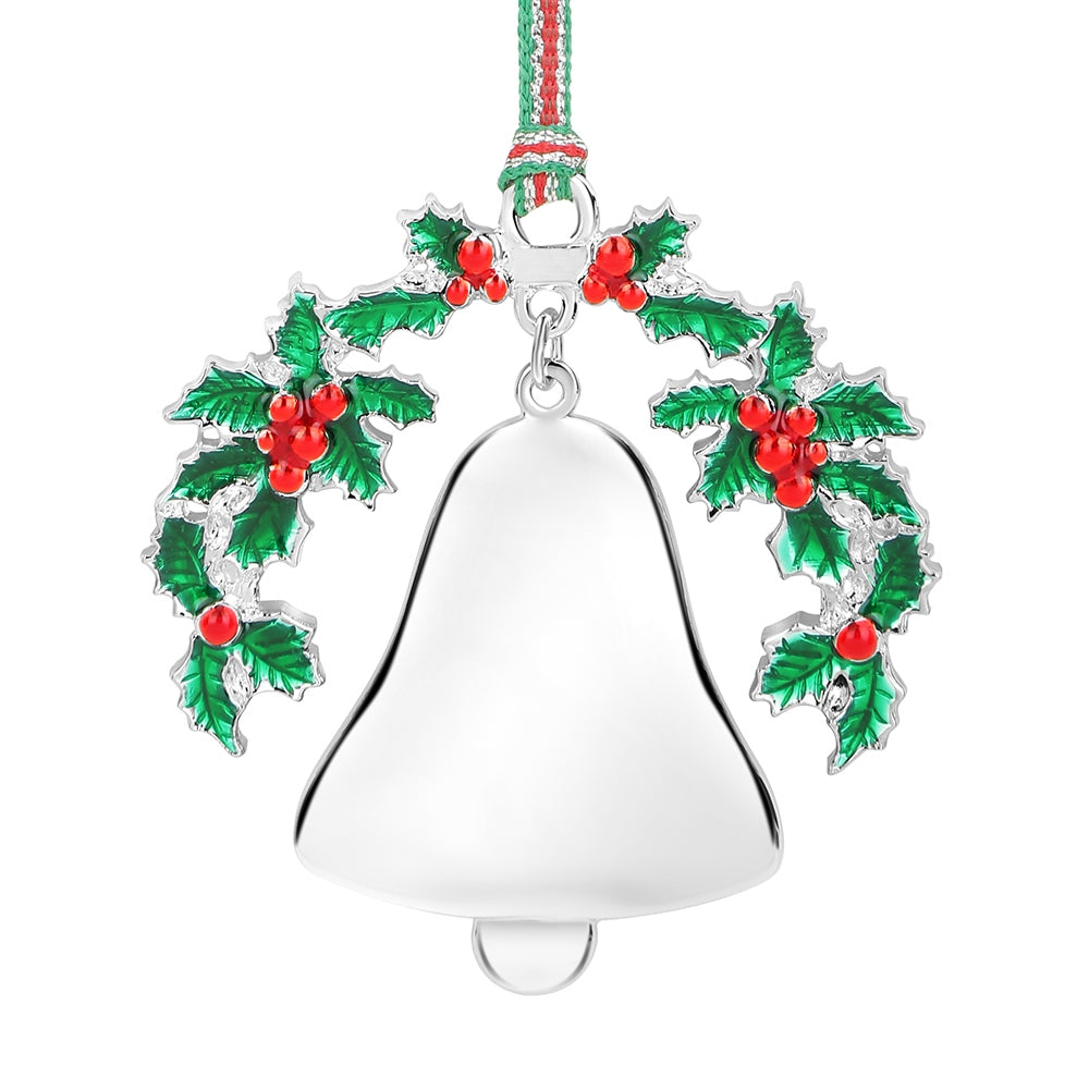 Newbridge Bell and Holly Christmas Tree Decoration