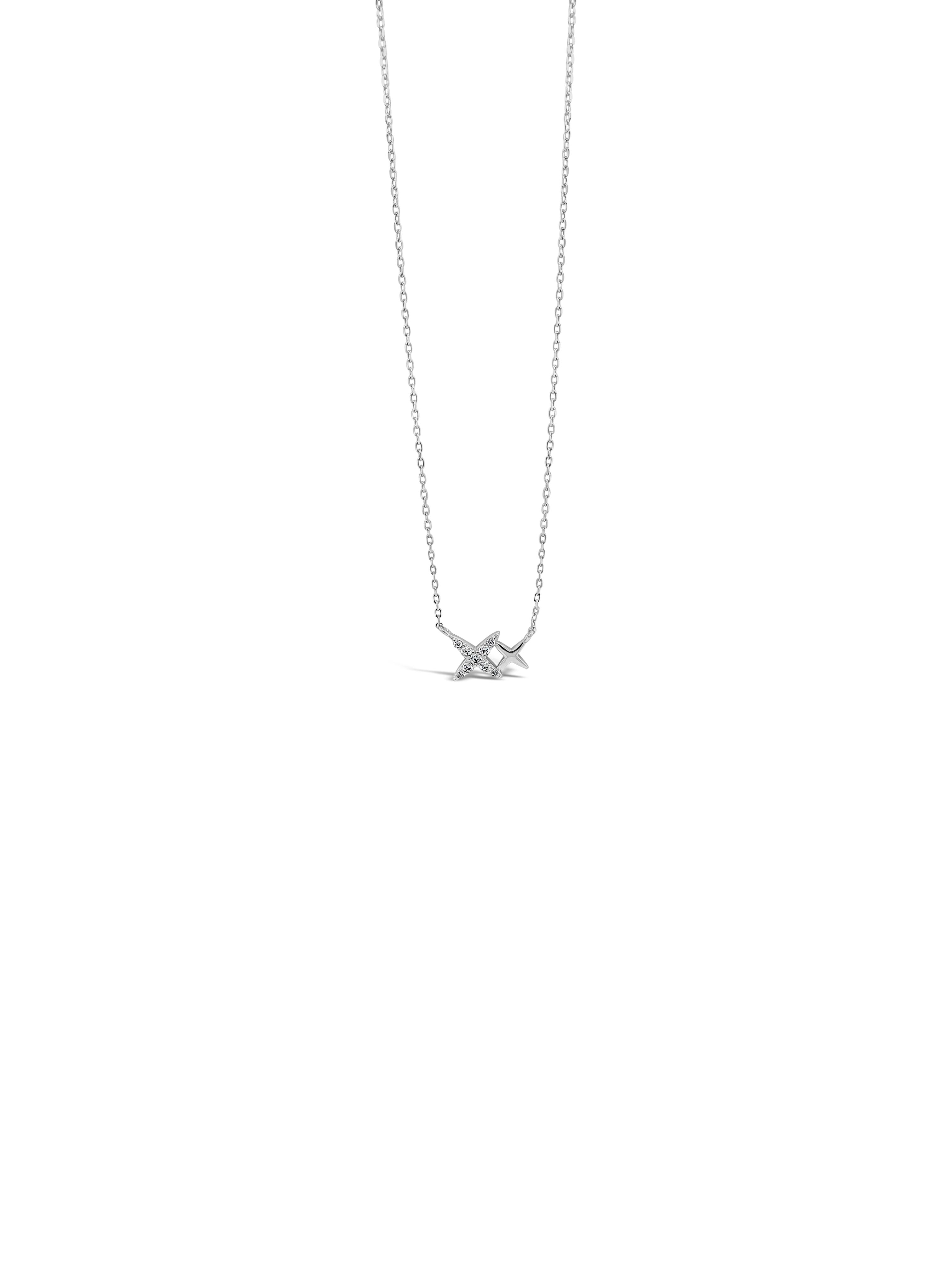 Silver cross pendant