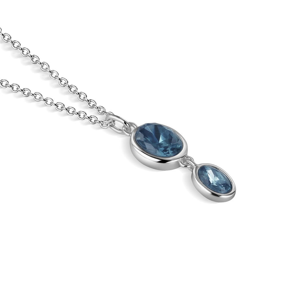 Newbridge Dark Blue Stone Pendant