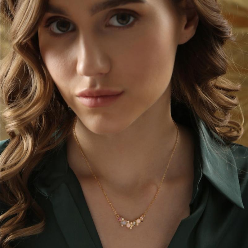 Newbridge Pendant with Mixed Stones