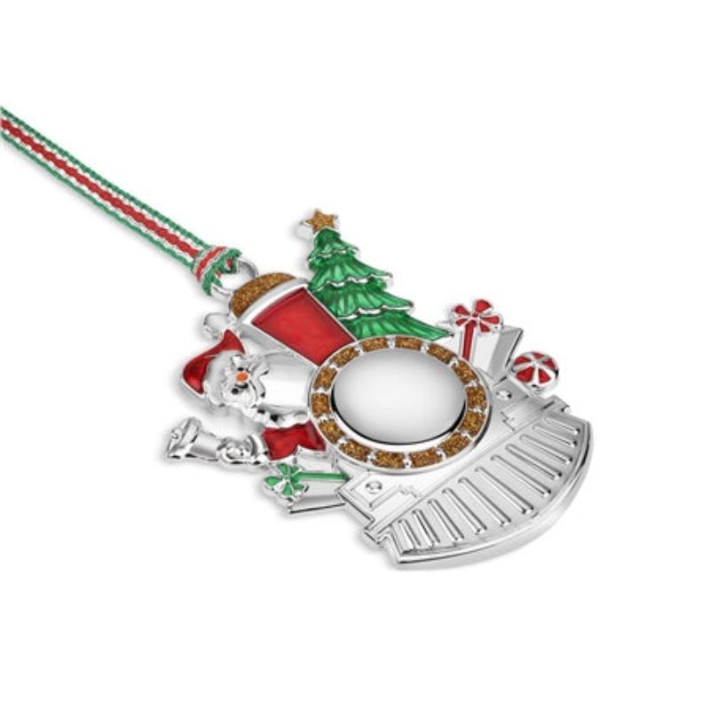 Santa in Steam Engine Christmas Tree