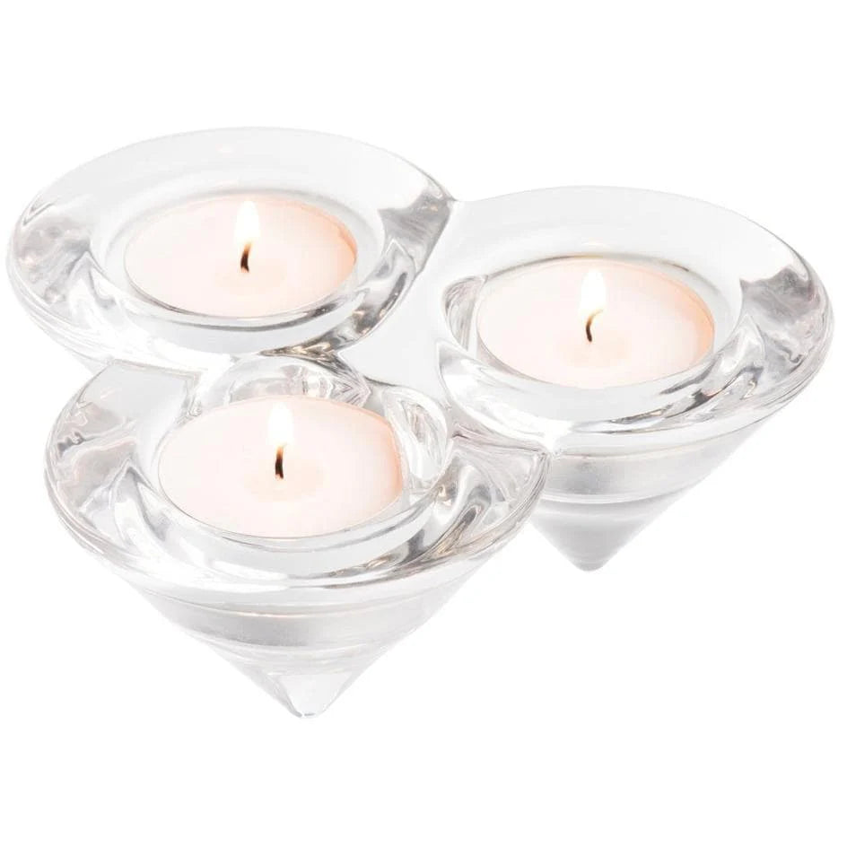 Galway Crystal Trio Votive with LED Lights
