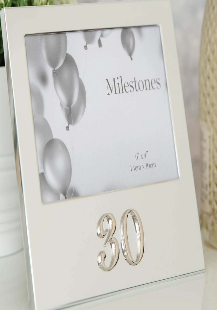 30th Birthday Frame Milestone