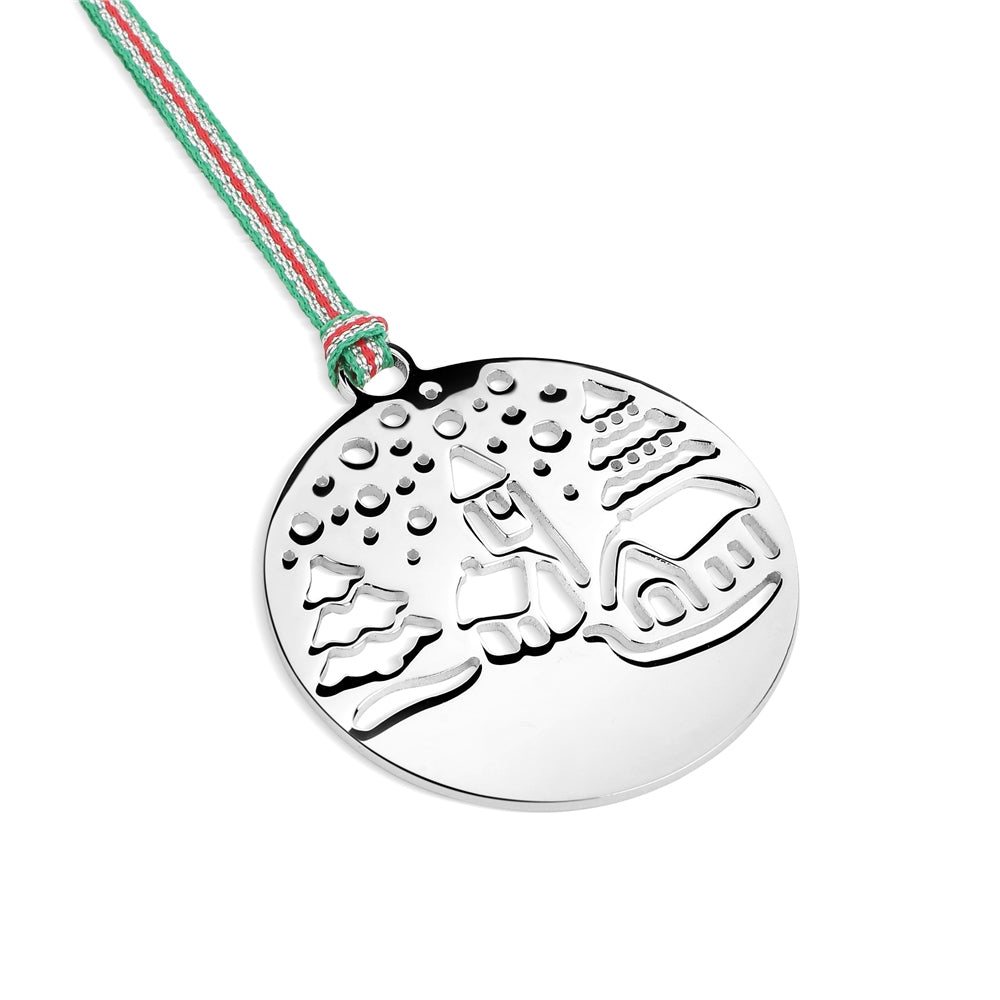 Christmas Snow Scene Tree Decoration