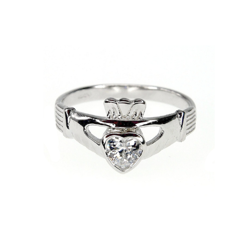 Stunning Sterling Silver Claddagh Ring