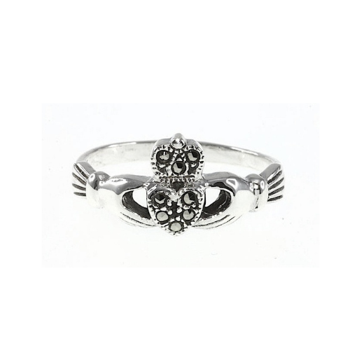 Cailín Sterling Silver Claddagh Ring