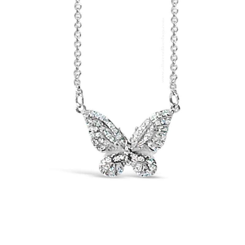 Absolute Butterfly Sterling Silver Necklace