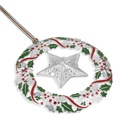 Wreath with Star Christmas Decoration