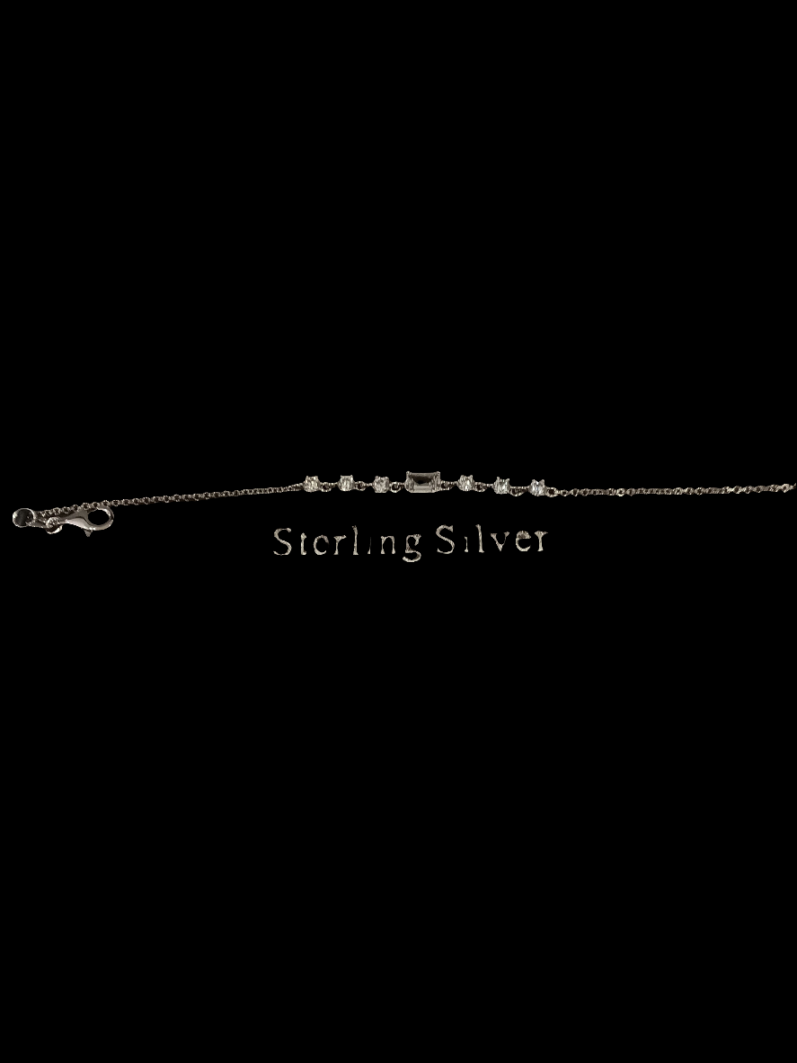 Silver by Absolute Cubic Zirconia Bracelet