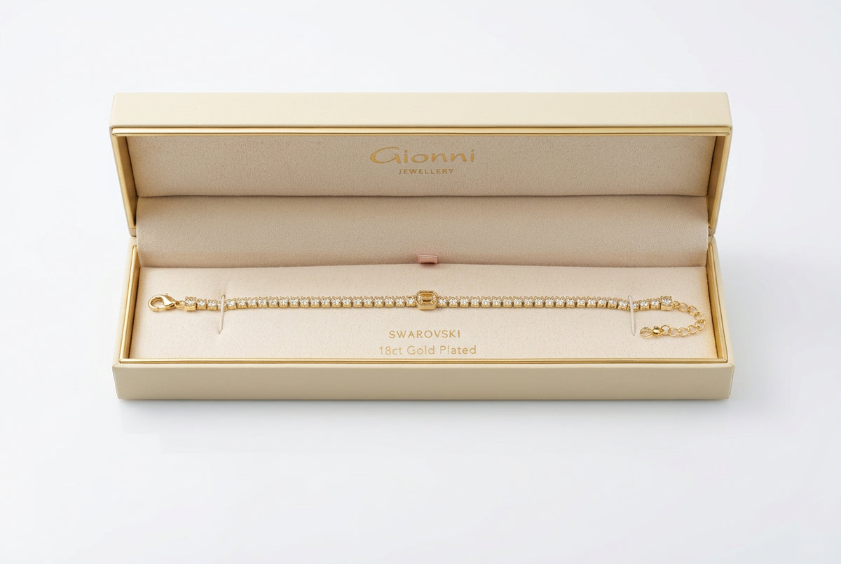 Crystal tennis braclet