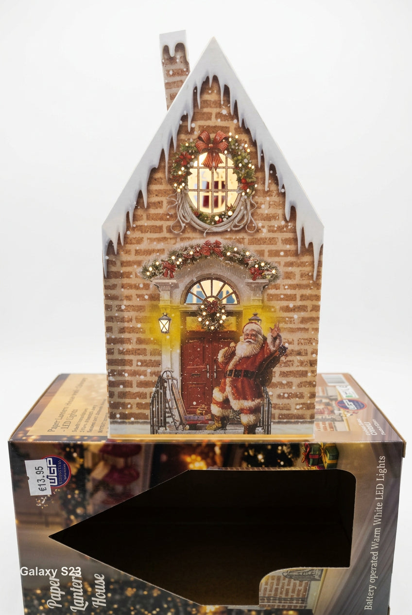 Led light santa house