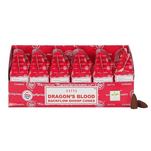 Dragons Blood Dhoop Backflow Cones
