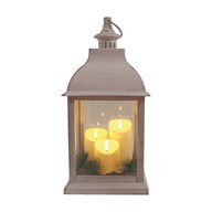Led candle lantern Red