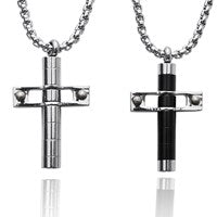 Equilibrium For Men Modern Cross Necklace