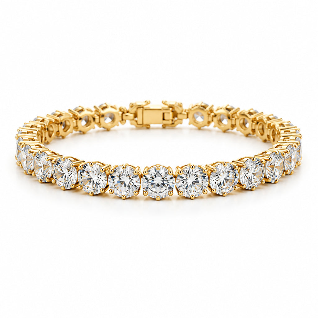 Goldplated delmonte bangle