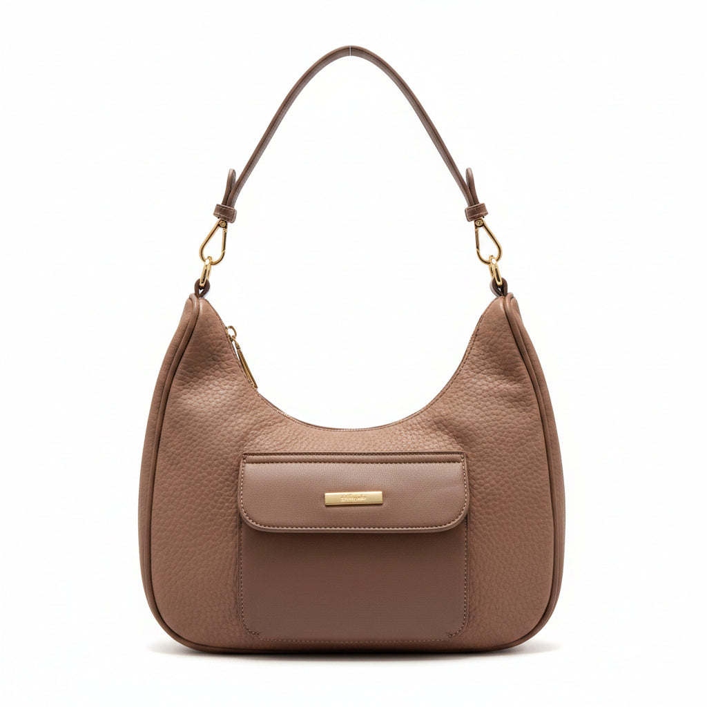 Sunflower Curved Shoulder Bag Pink