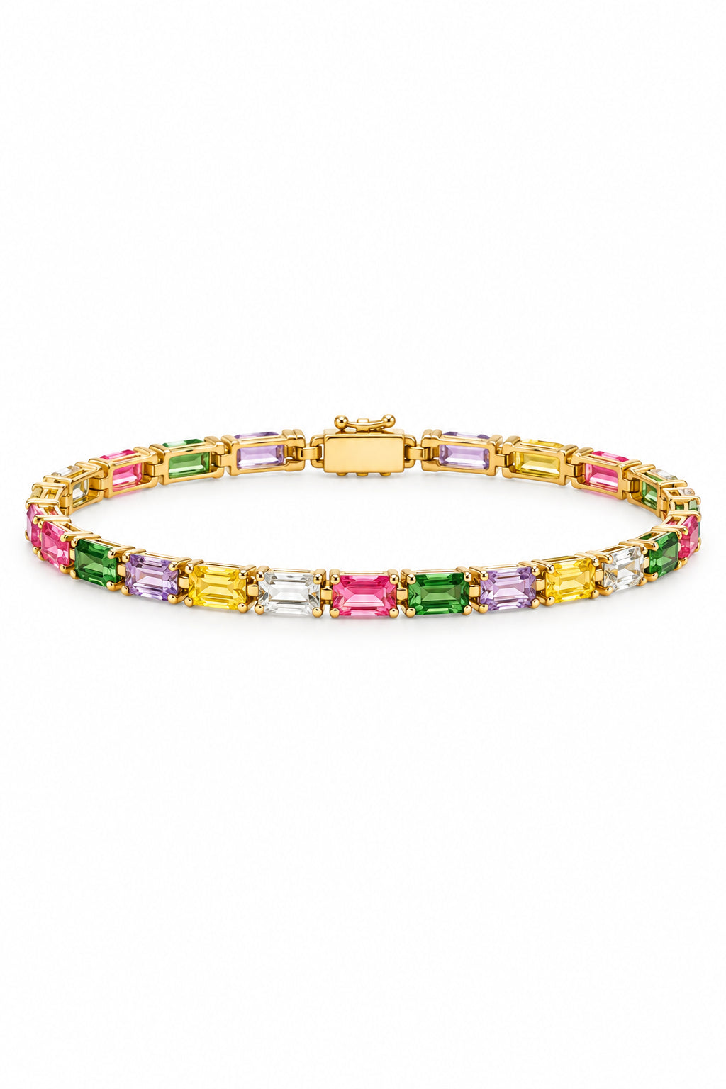 Coloured stone braclet