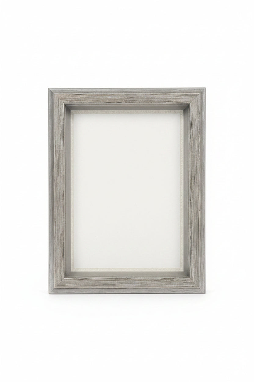 iFrame Wood Effect Box Frame Recycled Grey 8x10