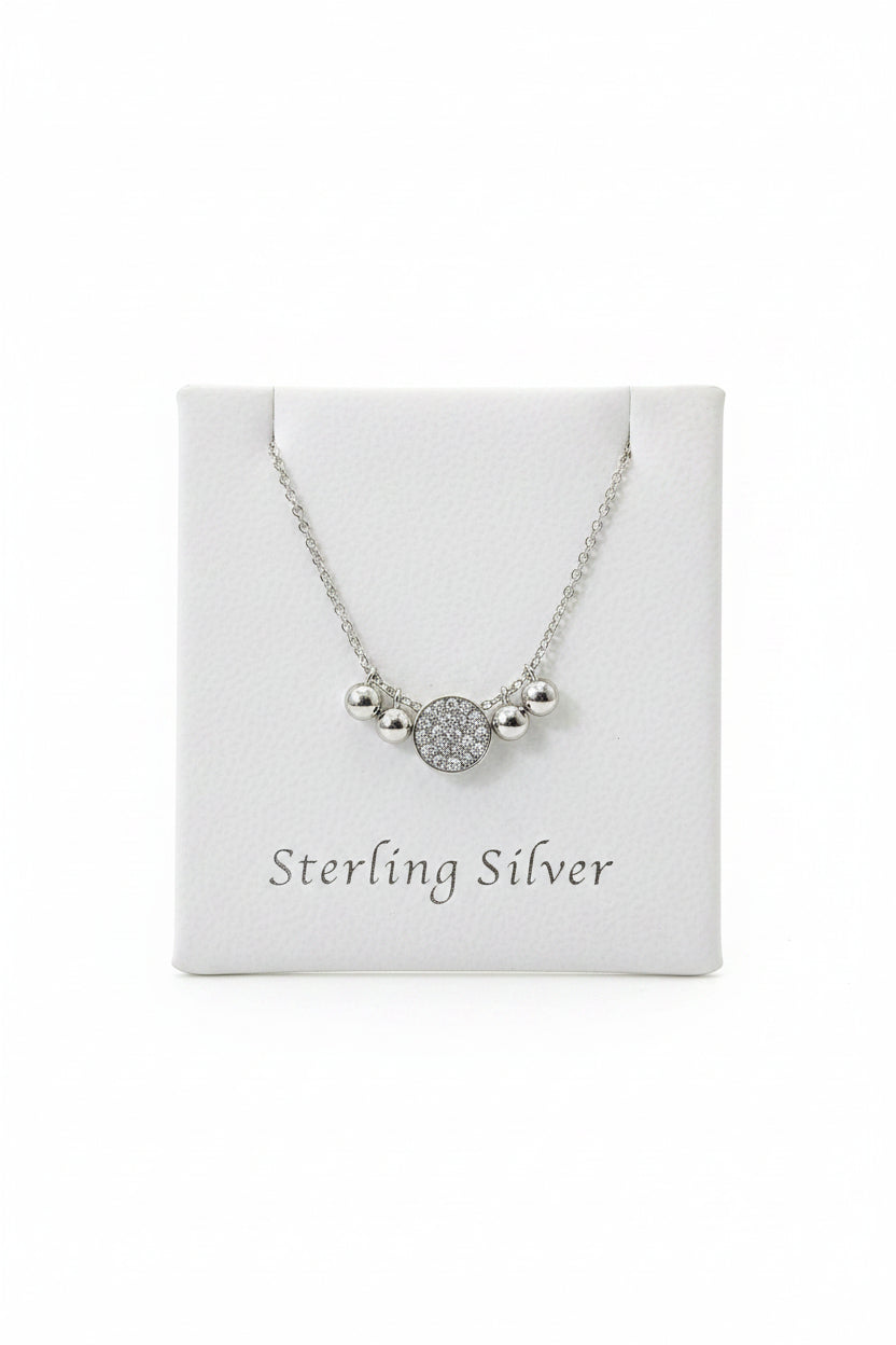 Sterling Silver ball pendant