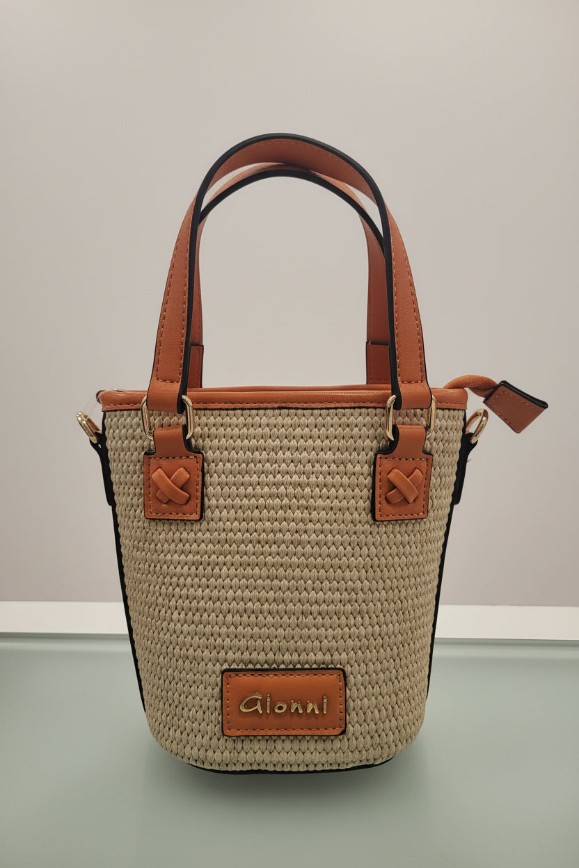 Sunstone Crossbody Bag Orange Trim