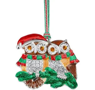 Newbridge Owls on Branch Tree Decoration
