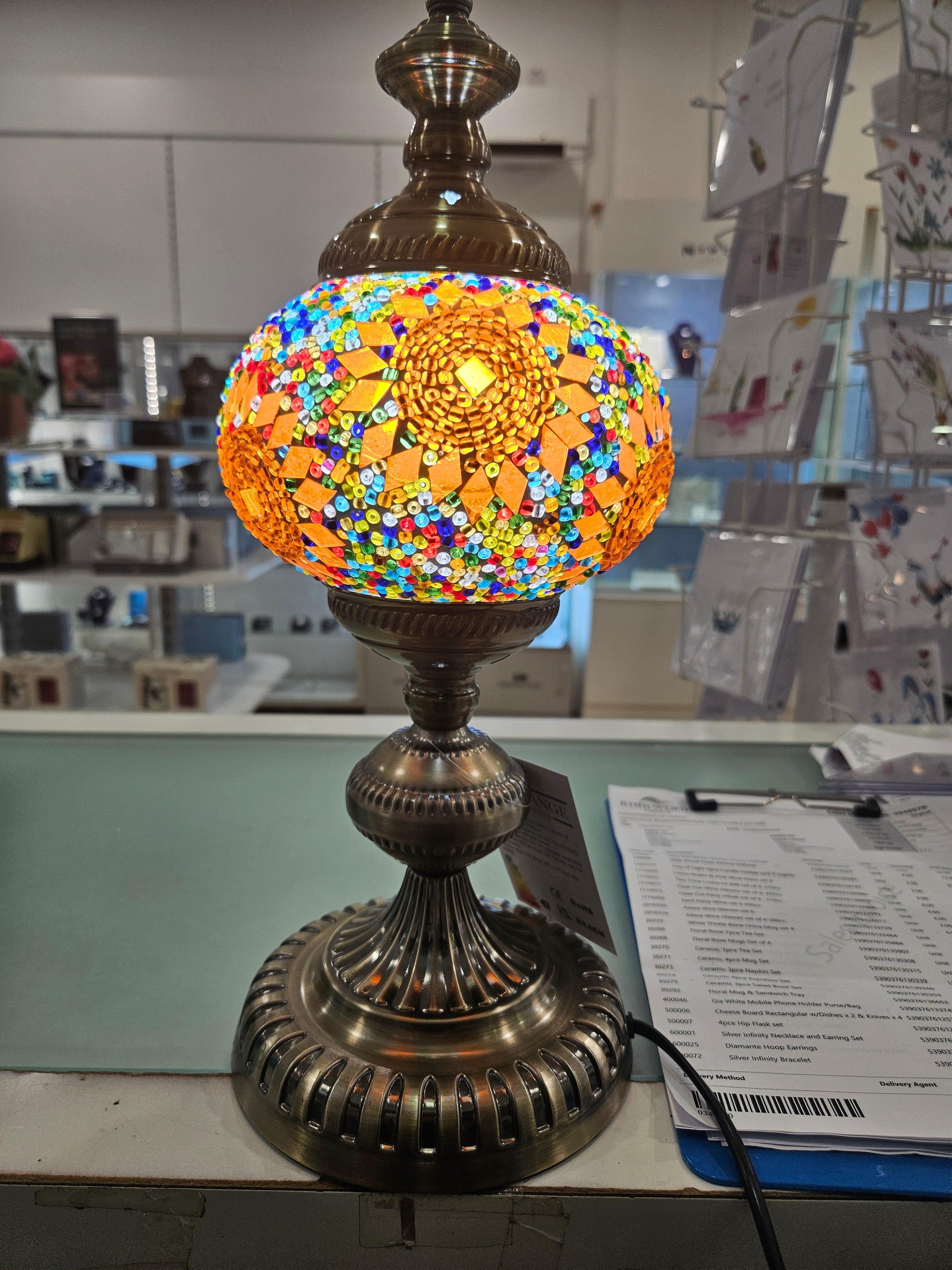 Mosaic lamp
