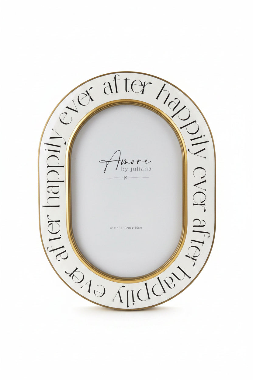 Amore Words Photo Frame Happily Ever After 4x6