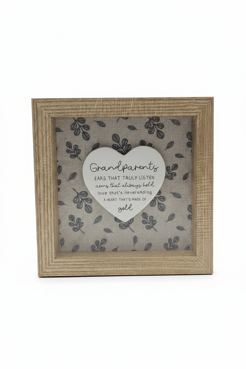 Moments Frame Plaque Grandparents