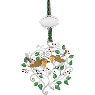 Newbridge Winter Robins Christmas Tree Decoration