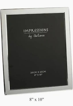 Impressions Curved Edge Silver Plated 8x10 frame