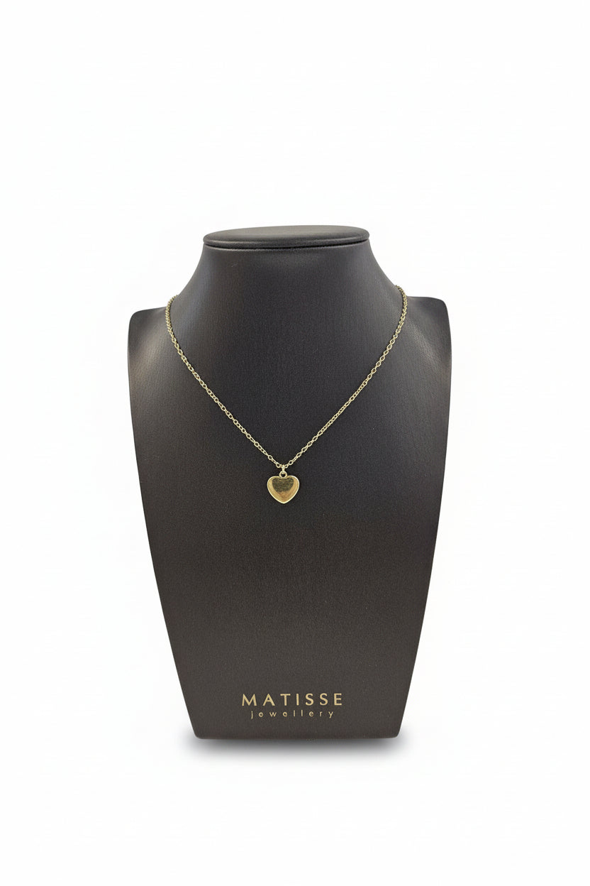 Goldplated Chain with Simple Heart