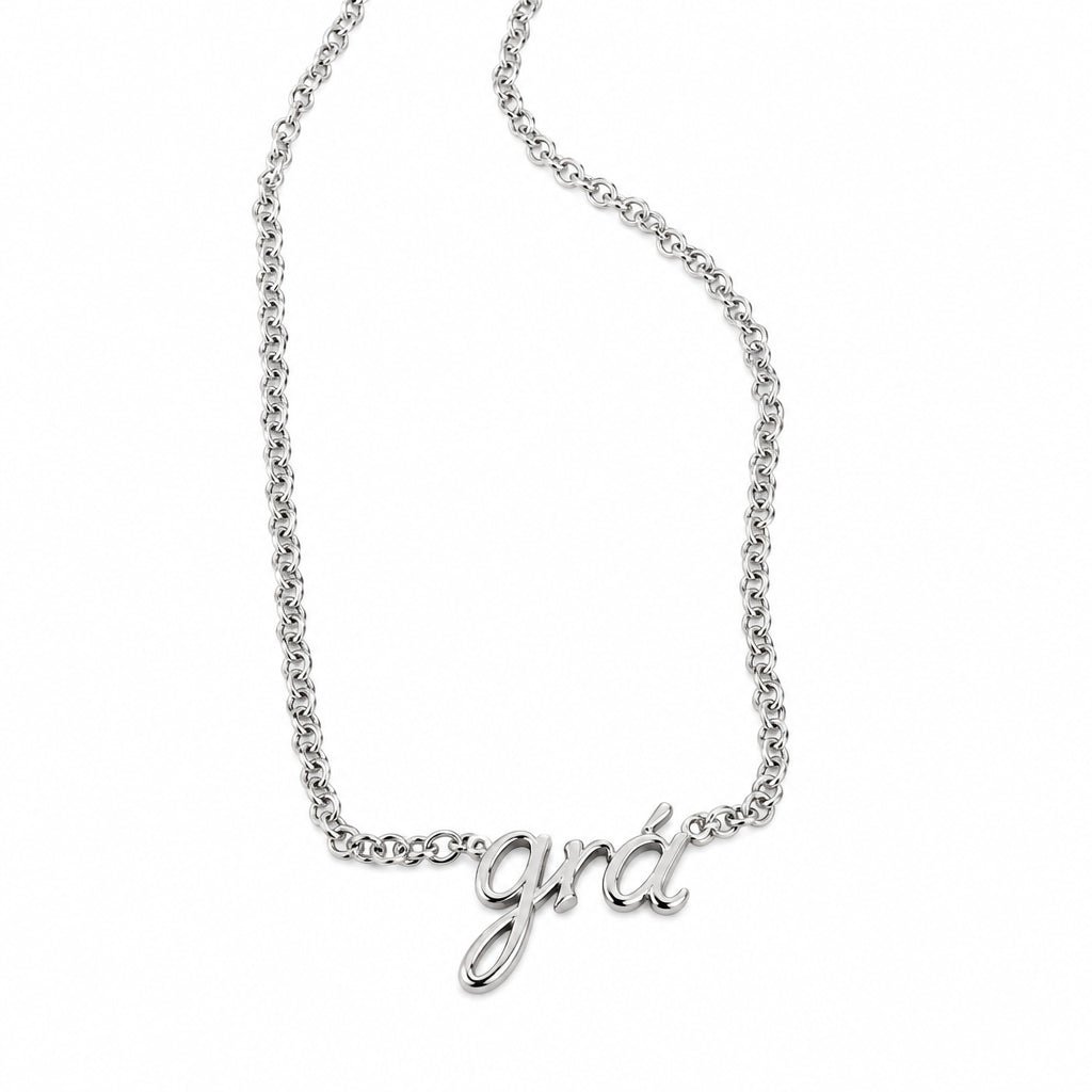 Silverplated Grá Necklace