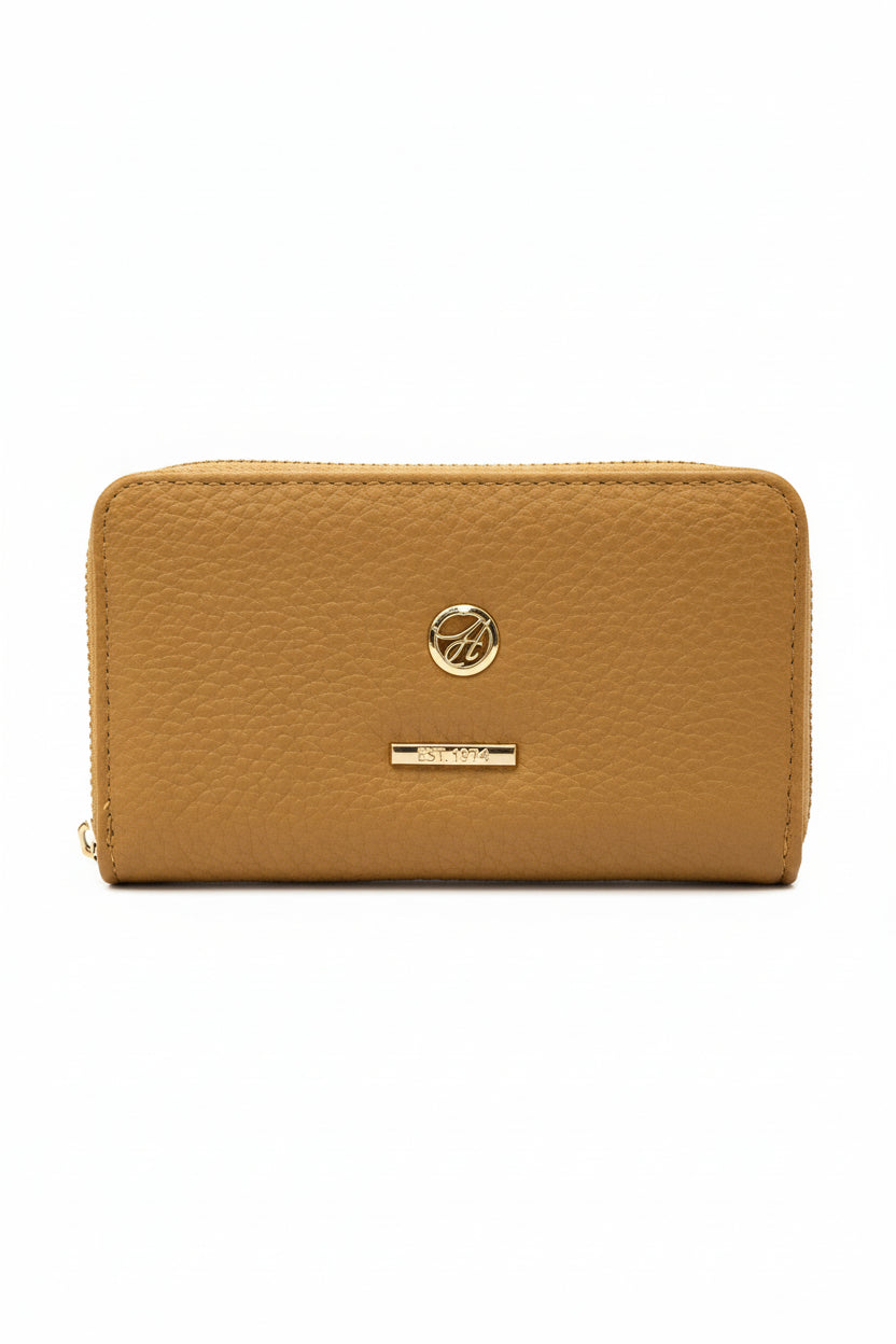 Hampton Iris Zip Around Purse Yellow