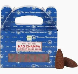 Nag Champ Backflow Dhoop Cones by Satya