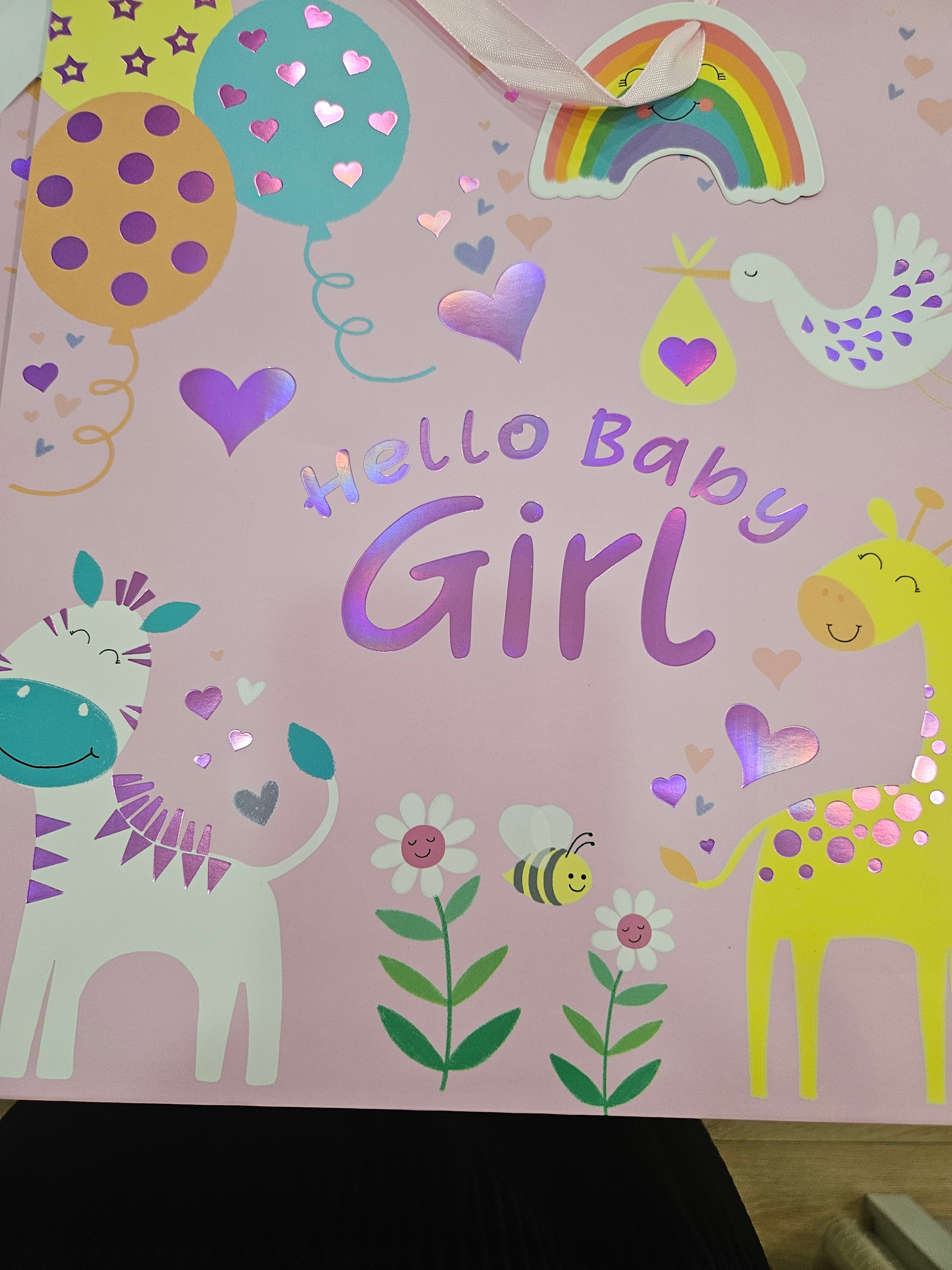 Hello baby girl bag