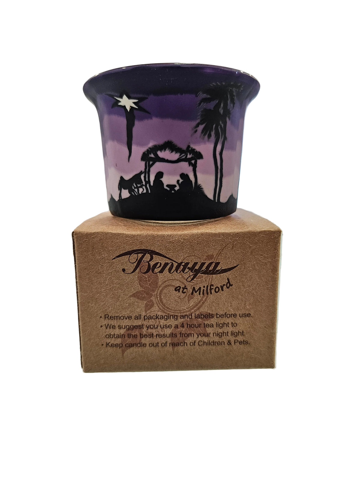Light glass motive tealight