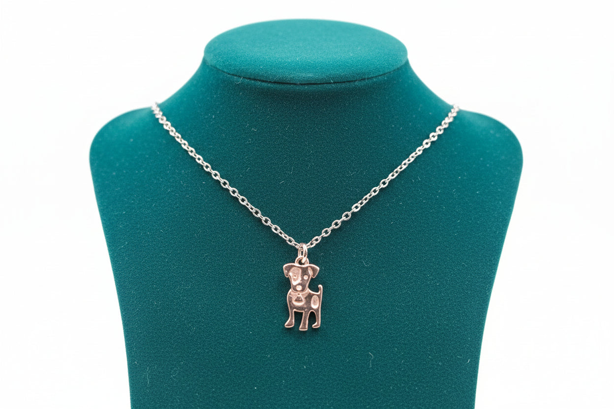 Silver plated Dog Necklace