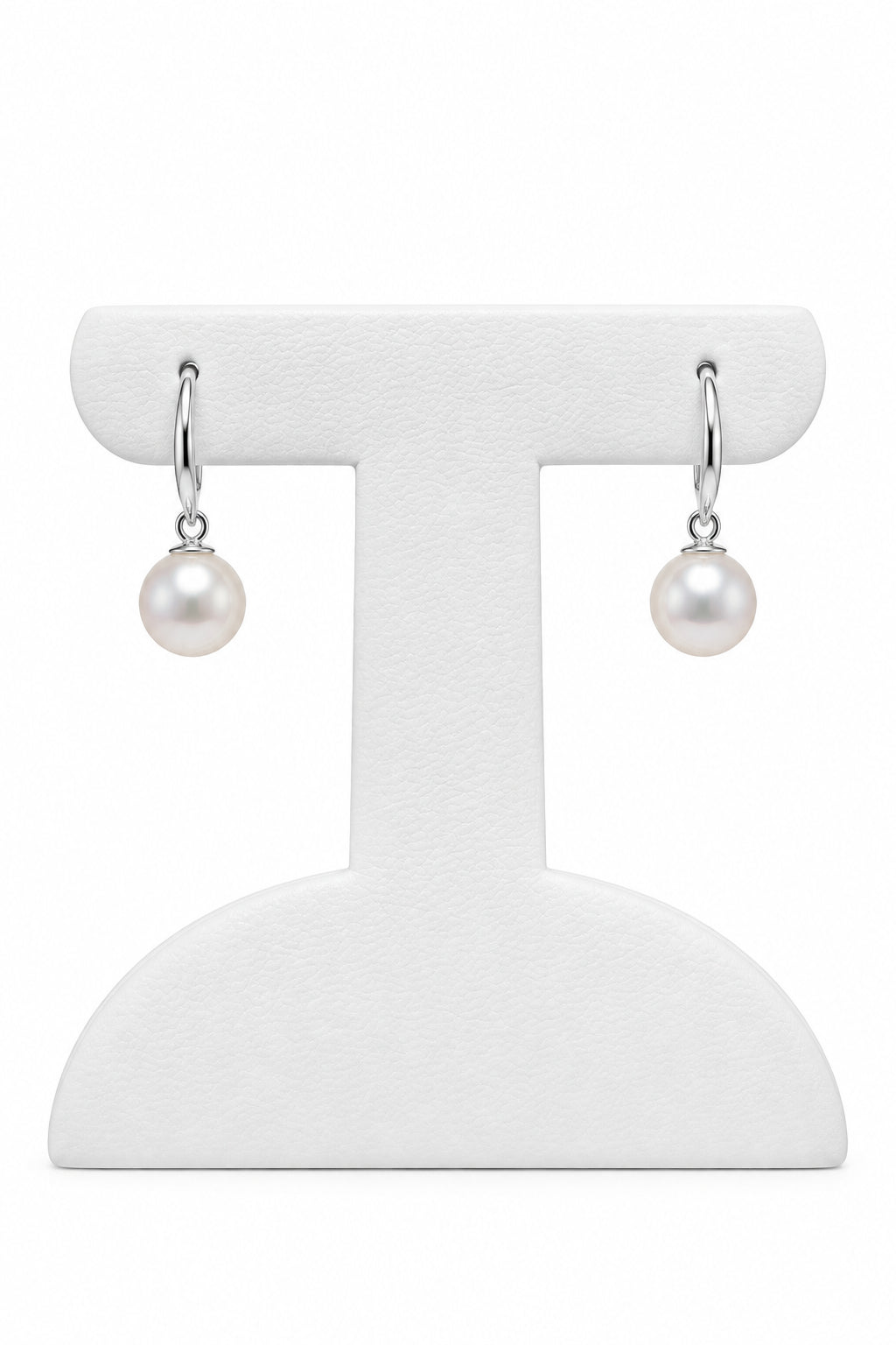 Sterling Silver 6mm Fresh Water Culture Pearl German Wire Earrings