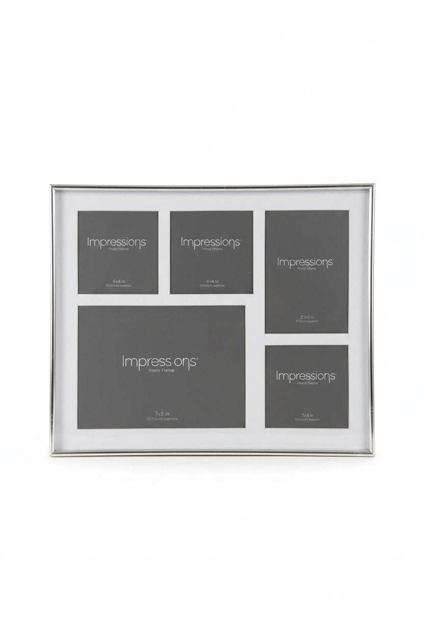 Impressions MultiAperture Silverplated Frame