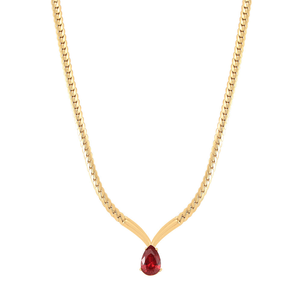 Zora Ruby Necklace